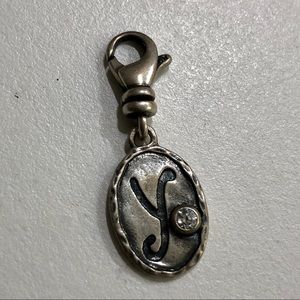 Silpada “Y” Sterling Silver Clip Charm